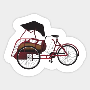 Pedicab Sticker